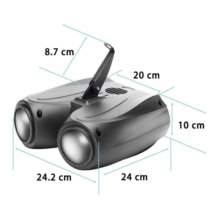 Oświetlenie imprezowe LED RGB FONOTE SPOTLIGHT-DOUBLE