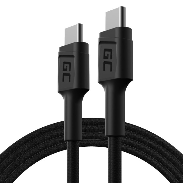 Kabel USB-C - USB-C 120cm QC 3.0 60W GREEN CELL KABGC30