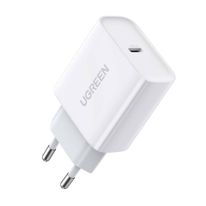 Ładowarka sieciowa 20W PD 3.0, USB-C biała UGREEN 60450B