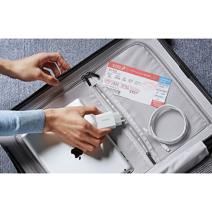 Ładowarka sieciowa 20W PD 3.0, USB-C biała UGREEN 60450B