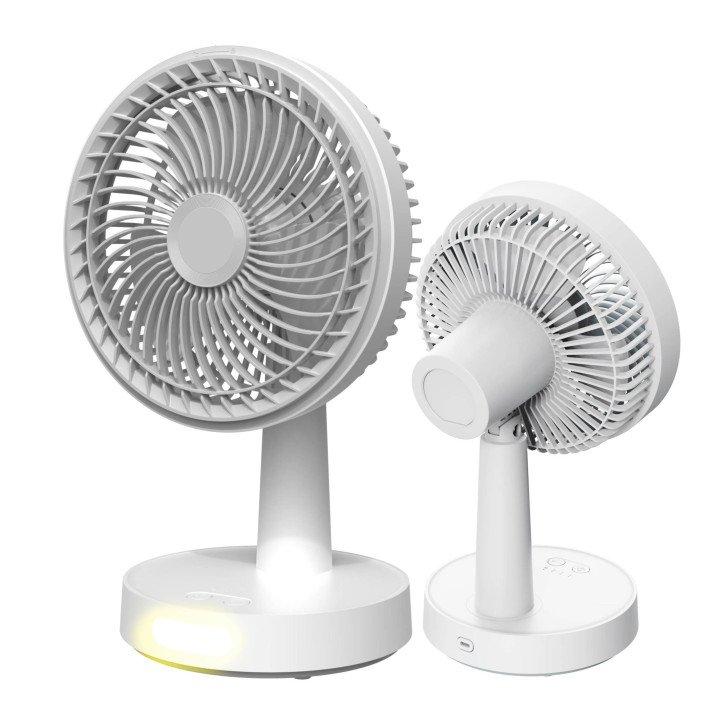 PLATINET RECHARGABLE DESK FAN WENTYLATOR BIURKOWY 9W 2X1500 MAH