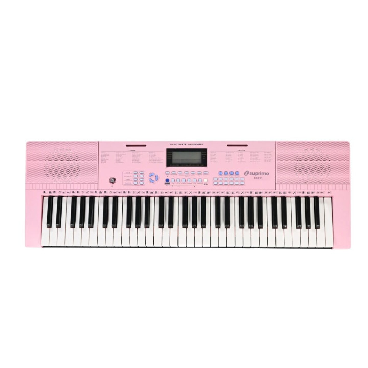 SUPRIMO EK611 PK keyboard elektroniczny 61 klawiszy różowy