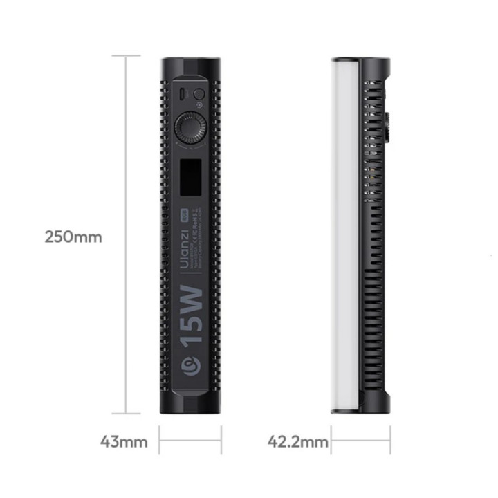 Ulanzi B15RGB Tube Light Lampa LED 15W Bi-color+ RGB