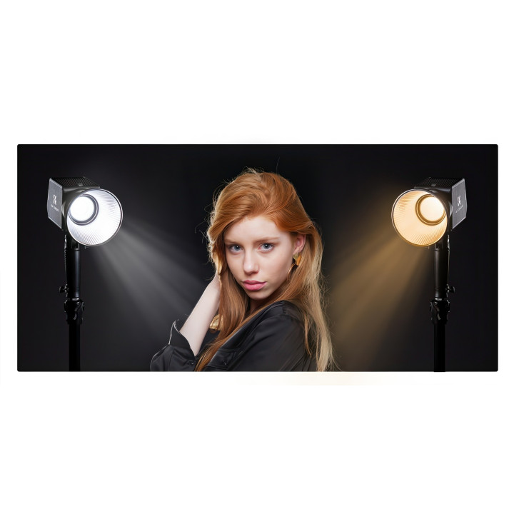 K&F CONCEPT PL-60B Lampa LED (2700 K - 6500 K)