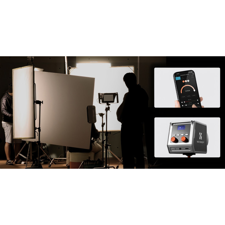 K&F CONCEPT PL-60B Lampa LED (2700 K - 6500 K)