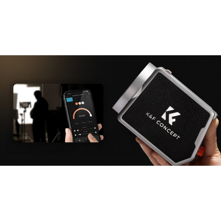 K&F CONCEPT PL-60B Lampa LED (2700 K - 6500 K)