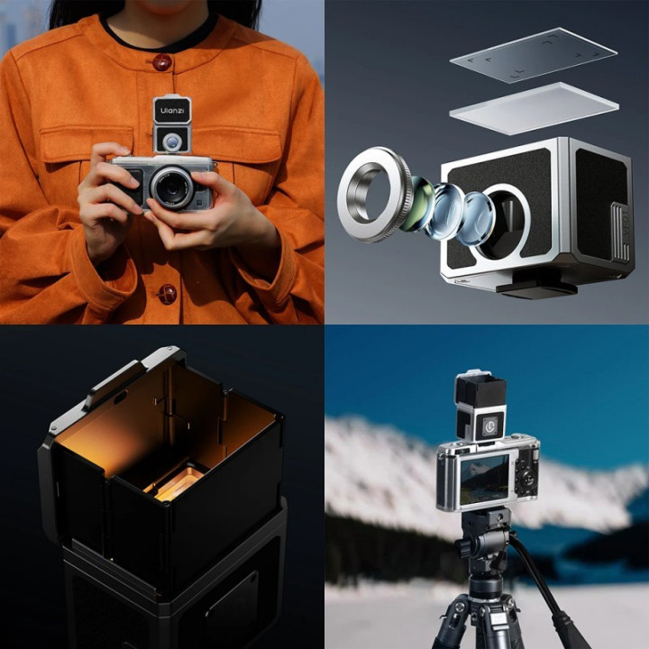 ULANZI VF01 Wizjer do aparatu WaistLevel Viewfinder 28/35/50mm srebrny