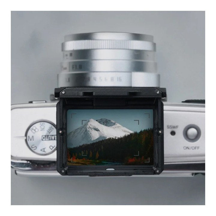 ULANZI VF01 Wizjer do aparatu WaistLevel Viewfinder 28/35/50mm srebrny