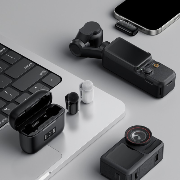 ULANZI A200 Bezprzewodowy zestaw mikrofonowy USB-C czarny