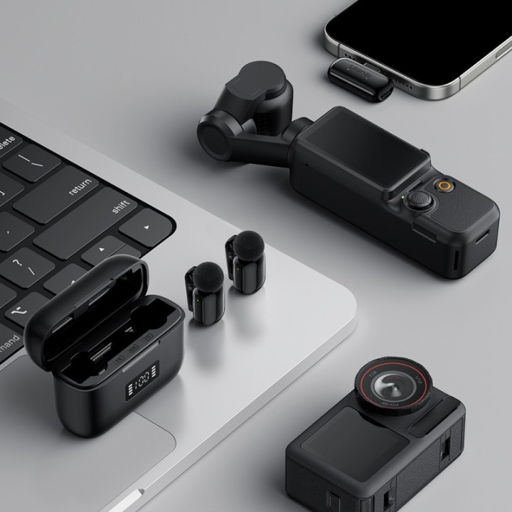 ULANZI A200 Bezprzewodowy zestaw mikrofonowy USB-C czarny