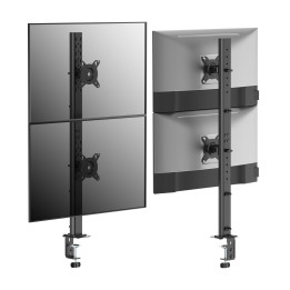 MOZOS MS05 uchwyt biurkowy pionowy do dwóch monitorów 17″-34″