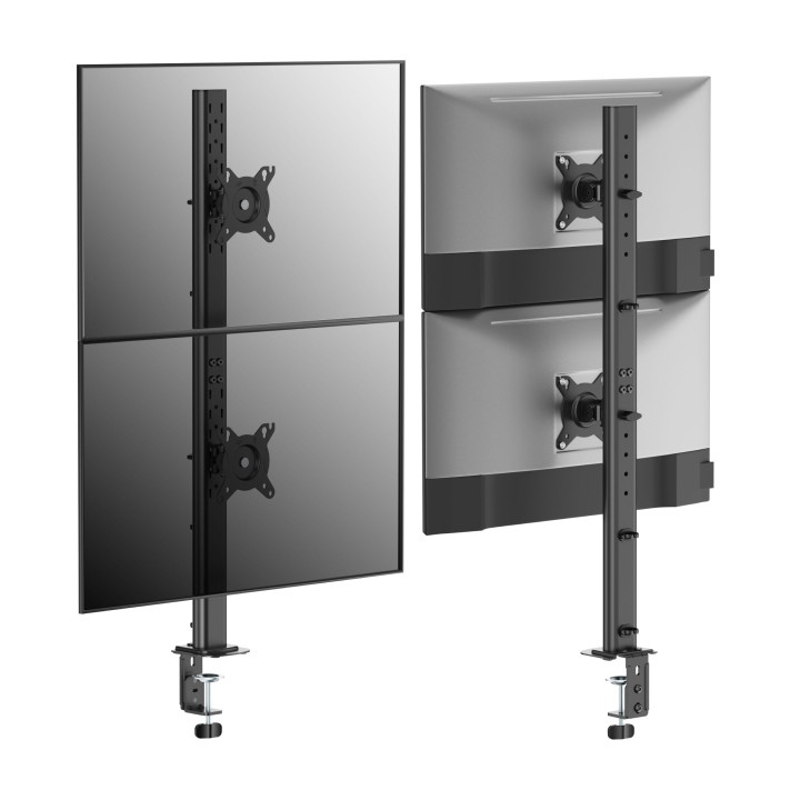 MOZOS MS05 uchwyt biurkowy pionowy do dwóch monitorów 17″-34″