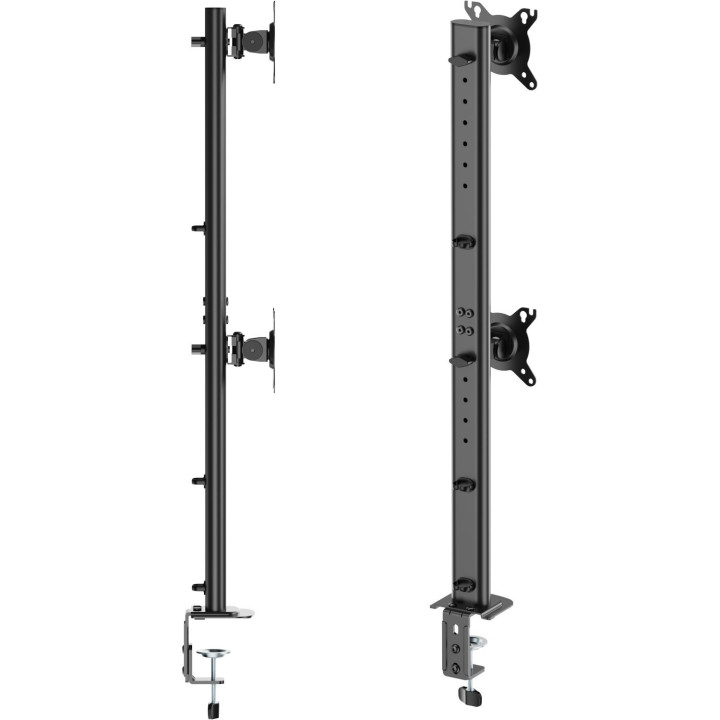 MOZOS MS05 uchwyt biurkowy pionowy do dwóch monitorów 17″-34″
