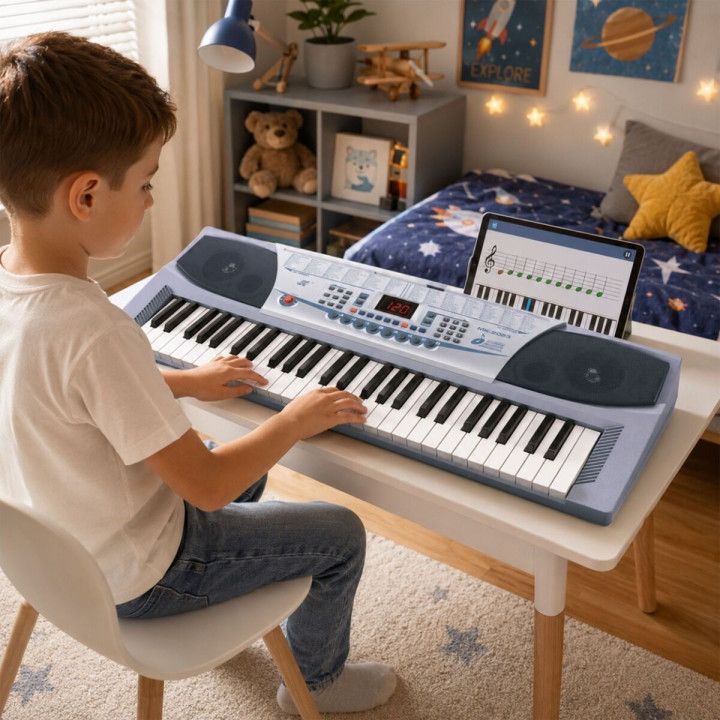 KEYBOARD elektroniczny przenośny 54 klawisze instrument dla dzieci