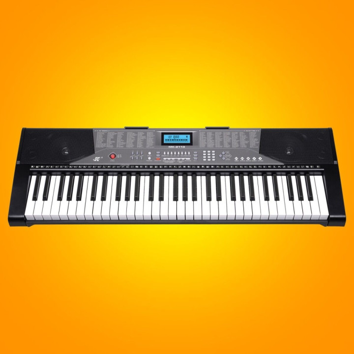 KEYBOARD elektroniczny przenośny czarny 61 klawiszy Bluetooth MK 2113