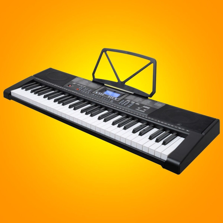KEYBOARD elektroniczny dla dzieci 61 podświetlanych klawiszy głośniki