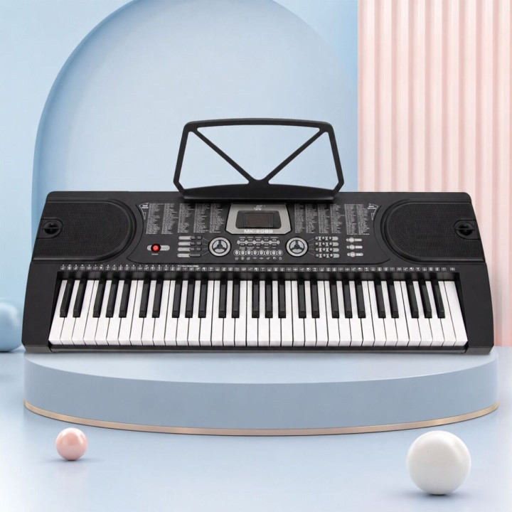 KEYBOARD elektroniczny 61 klawiszy instrument dla dzieci + mikrofon