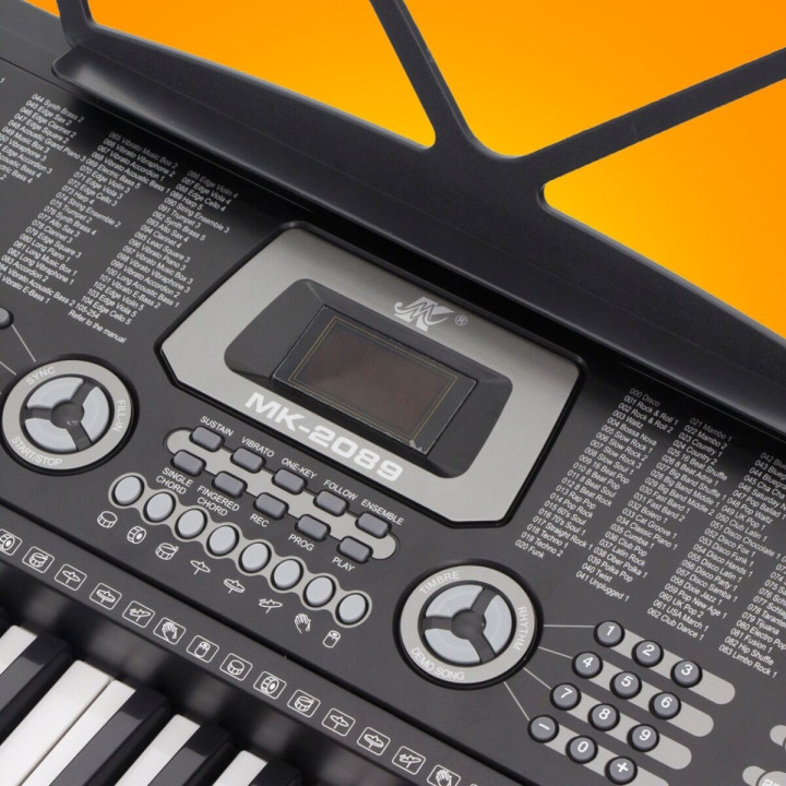 KEYBOARD elektroniczny 61 klawiszy instrument dla dzieci + mikrofon