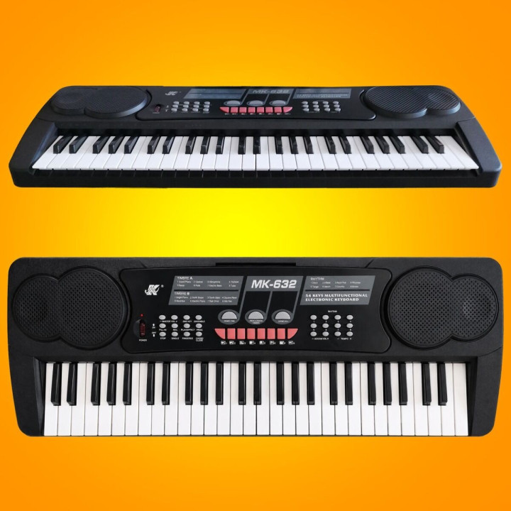KEYBOARD elektroniczny 54 klawisze pulpit do nut mikrofon