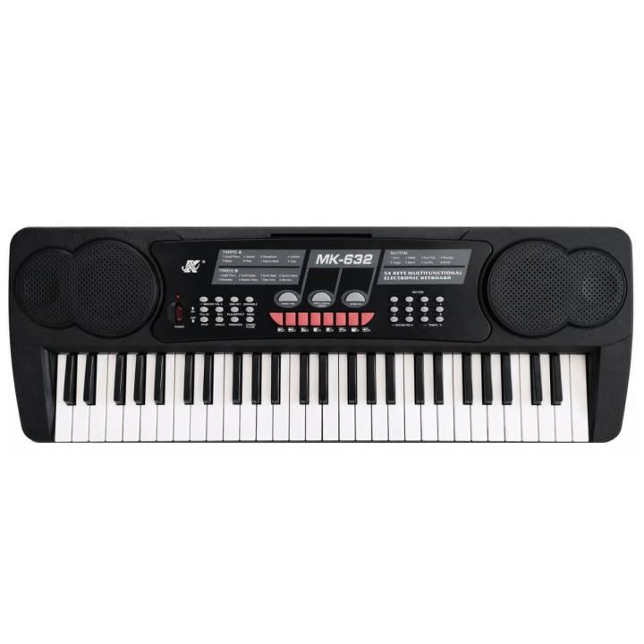 KEYBOARD elektroniczny 54 klawisze pulpit do nut mikrofon