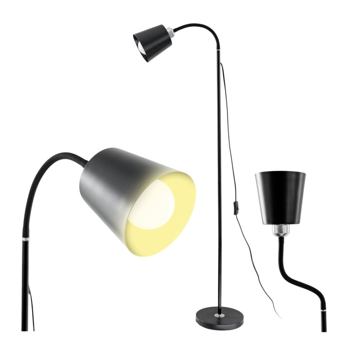 PLATINET PFLF60 Lampa podłogowa 40W E27 czarna