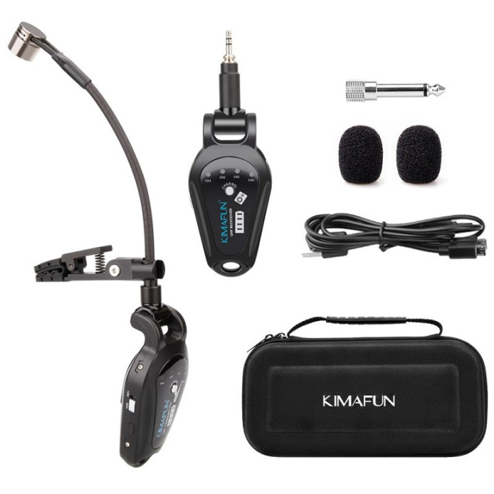 KIMAFUN KMU308A Bezprzewodowy mikrofon do saksofonu