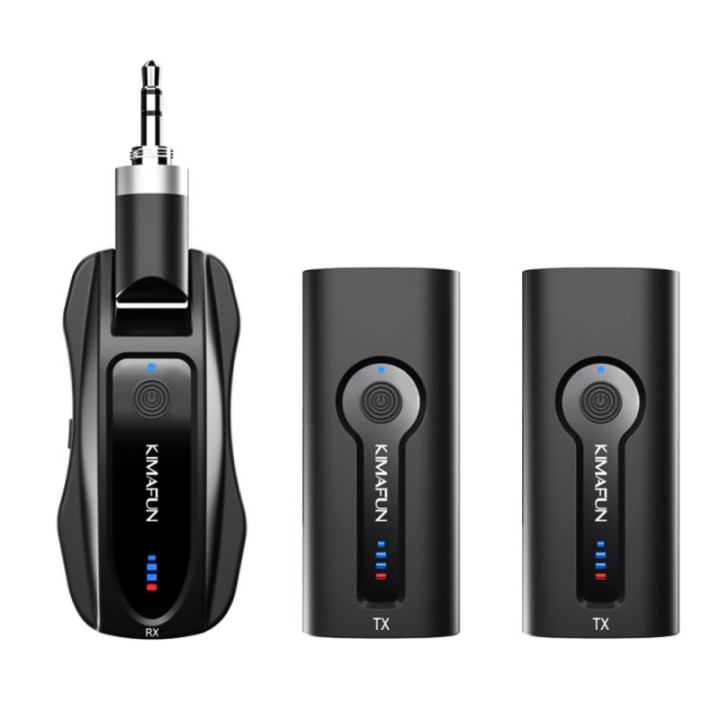KIMAFUN KM-G70-1 Bezprzewodowy podwójny mikrofon do głośnika