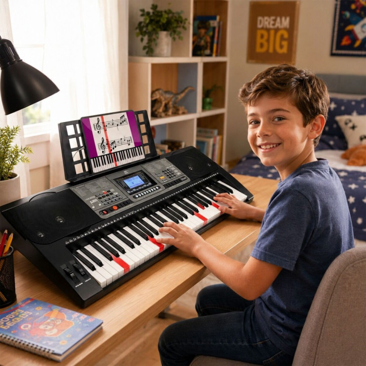 MK 816 KEYBOARD elektroniczny MIDI 61 klawiszy instrument dla dzieci