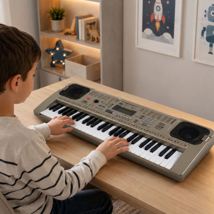 MQ 807 USB KEYBOARD elektroniczny 54 klawisze instrument dla dzieci