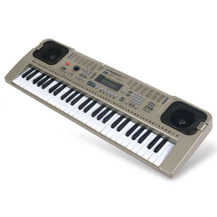MQ 807 USB KEYBOARD elektroniczny 54 klawisze instrument dla dzieci