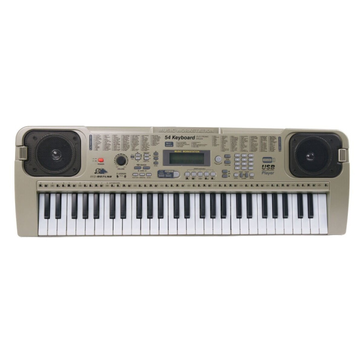 MQ 807 USB KEYBOARD elektroniczny 54 klawisze instrument dla dzieci