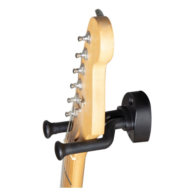 DNA GH1 wieszak uchwyt ścienny na gitarę stalowy czarny do 10 kg