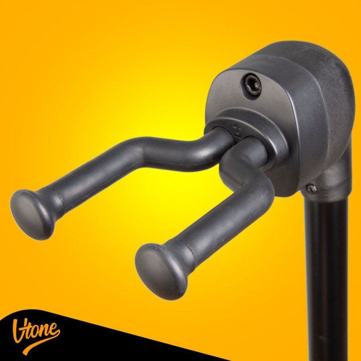 V-TONE DELUXE G1 statyw gitarowy regulowany składany czarny 77-120 cm do 10 kg