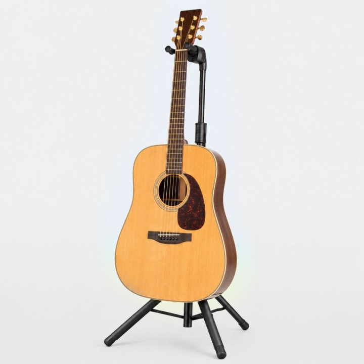 V-TONE DELUXE G1 statyw gitarowy regulowany składany czarny 77-120 cm do 10 kg