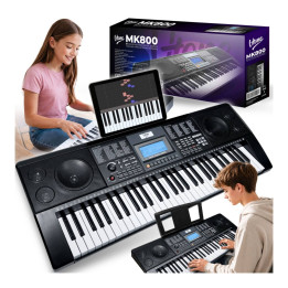 V-TONE MK800 keyboard elektroniczny MIDI 61 klawiszy pulpit do nut