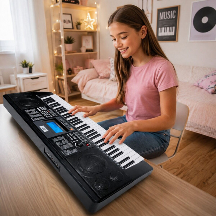 V-TONE MK800 keyboard elektroniczny MIDI 61 klawiszy pulpit do nut