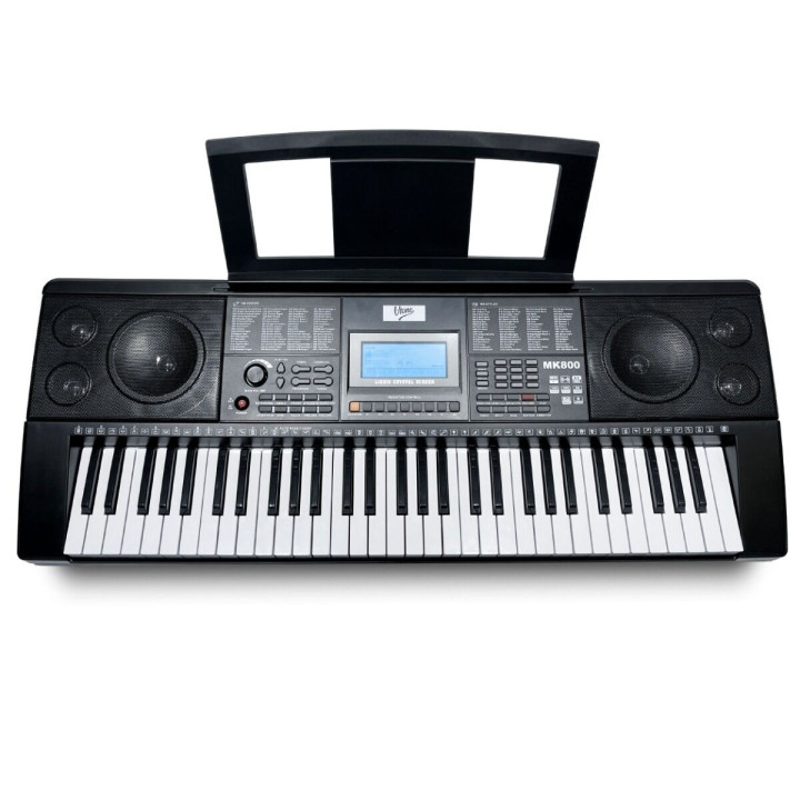 V-TONE MK800 keyboard elektroniczny MIDI 61 klawiszy pulpit do nut