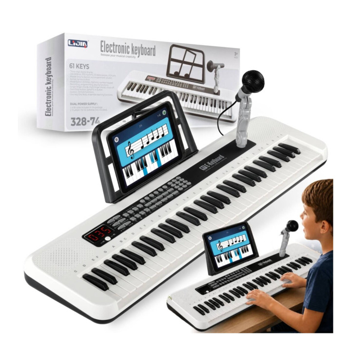 SUPRIMO KEY61 KD keyboard elektroniczny 61 klawisz pulpit do nut