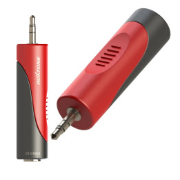 ROXTONE RPAN220 Redukcja przejściówka Wtyk Jack 3.5mm Stereo do Gniazdo Jack 6.3mm Stereo Roxtone