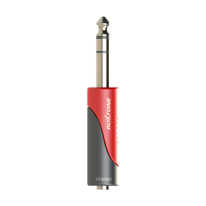 ROXTONE RPAN240 Redukcja przejściówka Wtyk Jack 6.3mm Stereo do Gniazdo Jack 3.5mm Stereo