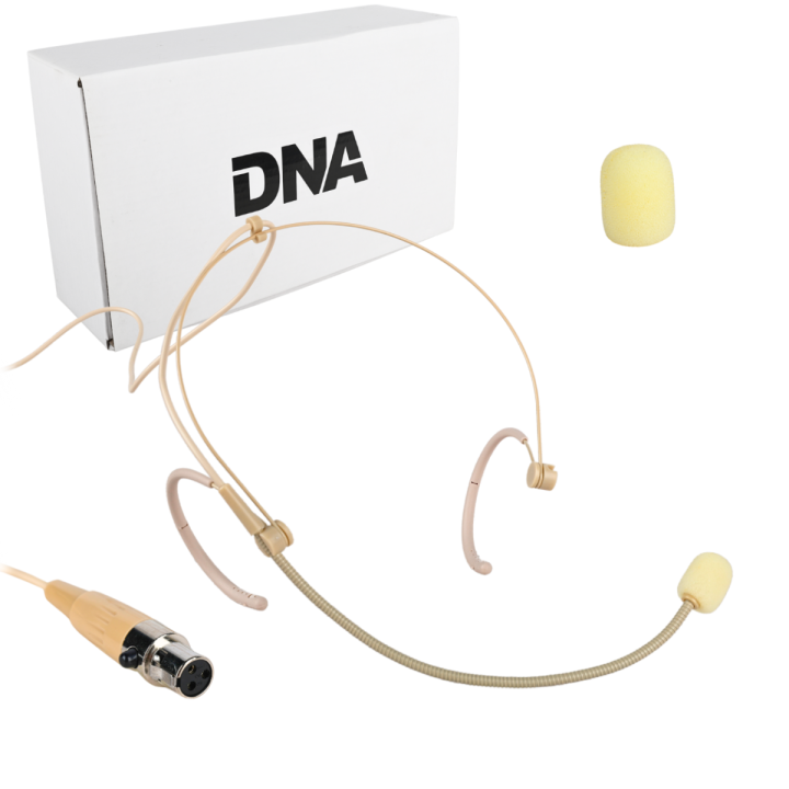 DNA HM-01B mikrofon nagłowny w kolorze skóry