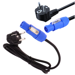 CABLE4ME POWERCON IN 2M kabel przewód zasilający do oświetlenia nagłośnienia 3x2,5 mm² IP20
