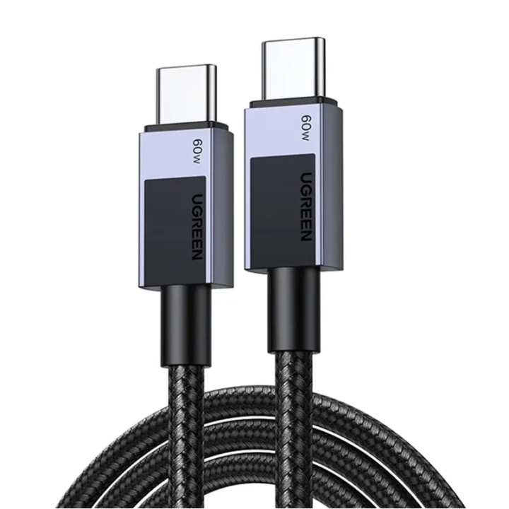UGREEN 55765 L524 kabel 1m USB-C do USB-C 60W PD szary