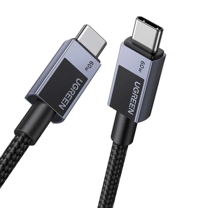 UGREEN 55765 L524 kabel 1m USB-C do USB-C 60W PD szary