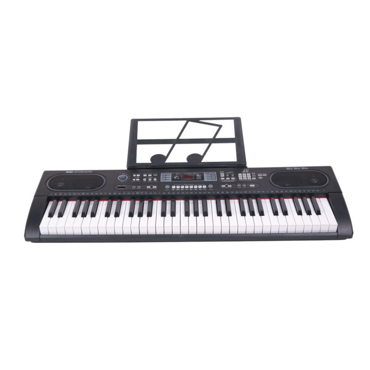 MQ 603 UFB KEYBOARD elektroniczny 61 klawiszy instrument dla dzieci MP3 radio FM Bluetooth pulpit do nut mikrofon przewodowy