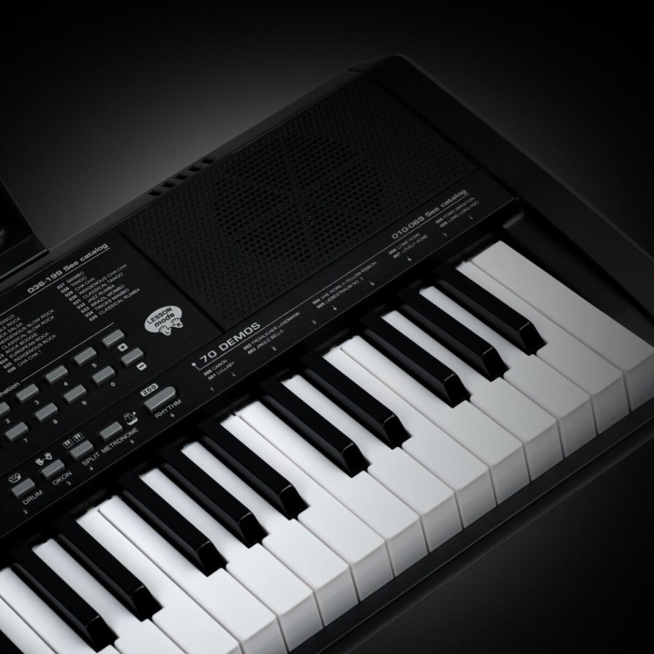 SUPRIMO EK61L keyboard elektroniczny 61 podświetlanych klawiszy pulpit do nut mikrofon
