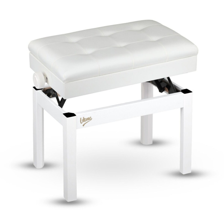 V-TONE PB2 WH ława do pianina schowek 49-57 cm do 140 kg biała