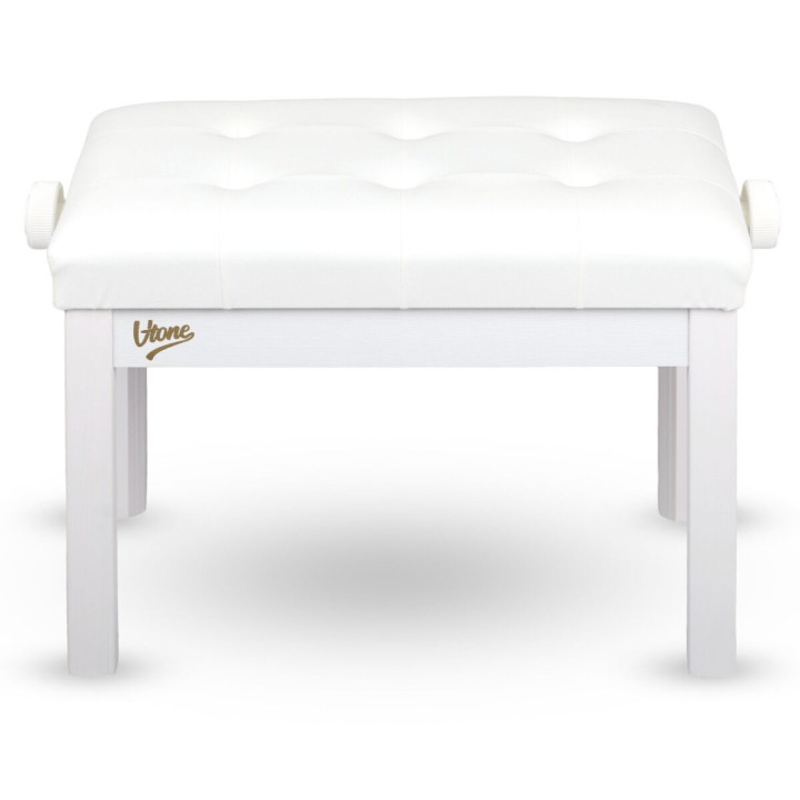 V-TONE PB3 WH ława do pianina regulowana 47-55 cm do 140 kg biała