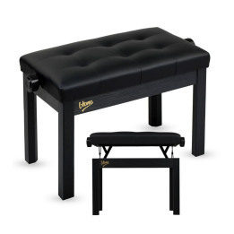 V-TONE PB3 BK ława do pianina regulowana 47-55 cm do 140 kg biała