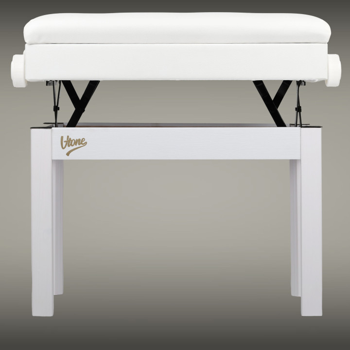 V-TONE PB4 WH ława do pianina regulowana 49-57 cm do 140 kg biała